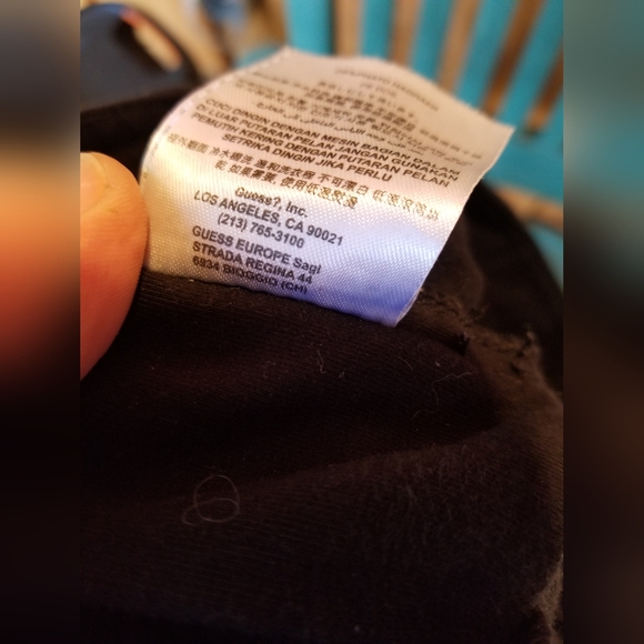 Black Jean's Guess Brand Vietnam Womans Size 28 Medium - Picture 10 of 13